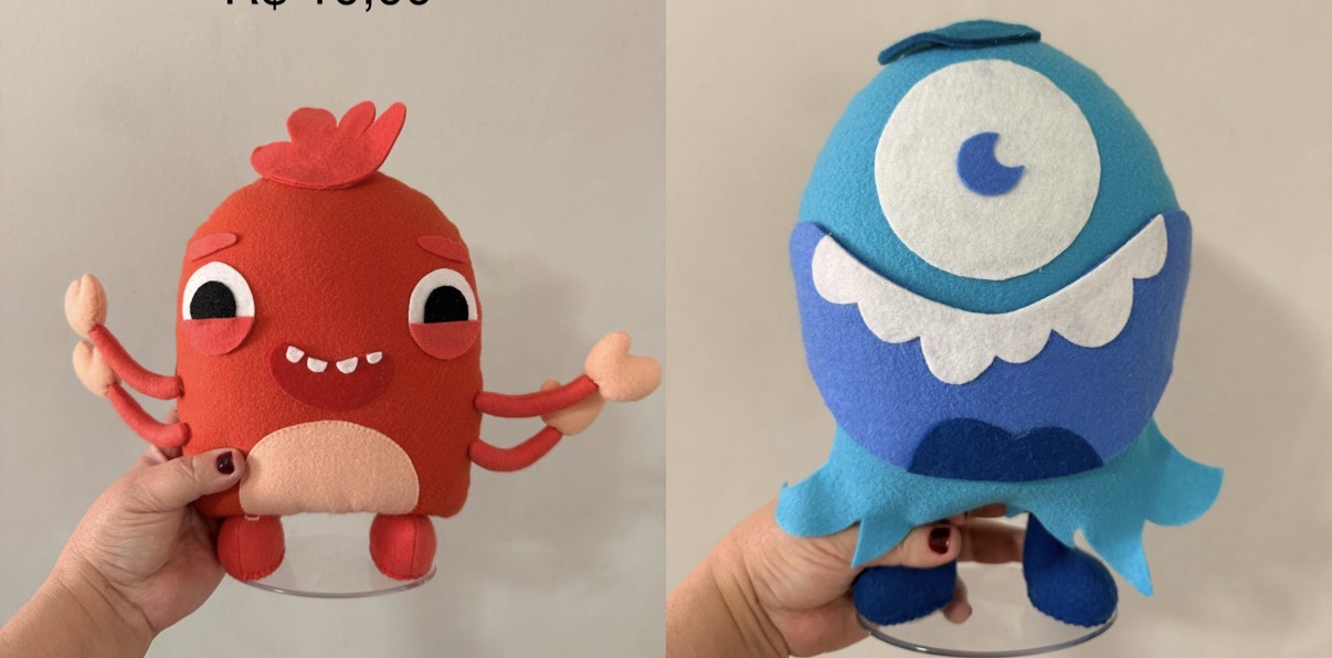Monstrinhos de feltro